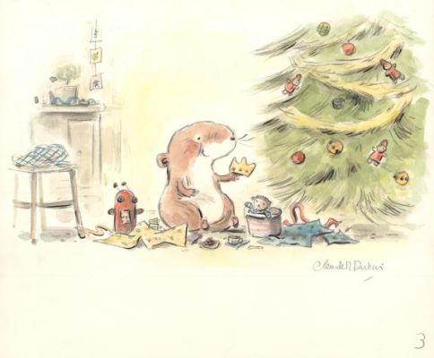 Claude K. Dubois | Illustration originale de l’album 03 - Sélection de Noël - Lola, Reine des princesses - Lola | Daniel Maghen