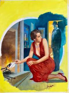 Jacono, Carlo - 1 Original cover - Gialli Mondadori - n. 574 "La valle degli spiriti" | Catawiki