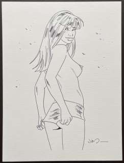 Jim - 1 Original drawing - Une Nuit à Rome - Marie - 2016 | Catawiki