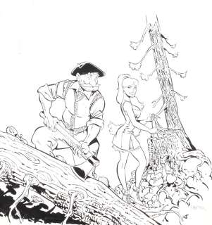 Meynet | Fanfoué des Pnottas, illustration Ã  l’encre de… | Millon