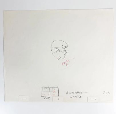 Lot 90 - DC Comics Robin Dessin à la mine de plomb et crayons de couleur… | ArtFlow Enchères