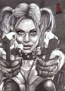 Angel Bazal Original drawing - Harley Quinn | Catawiki