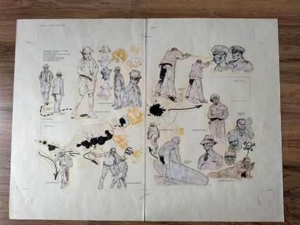 Hulet - 2 Original page - Chris Melville - Trafic Caraïbes - 1987 | Catawiki