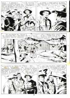 Ticci, Giovanni - 1 Original page - Tex #272 - "il disertore" - 1983 | Catawiki