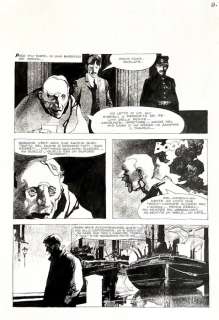 Battaglia, Dino - 1 Original page - Il mostro del Tamigi | Catawiki