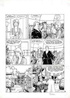 Ferry - 1 Original page - Ian Kalédine T8 - Le Samouraï Noir - 1989 | Catawiki