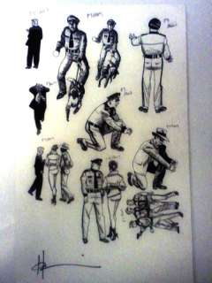 Howard Chaykin | Howard Chaykin - More Character Poses! | ComicArtFans Classifieds