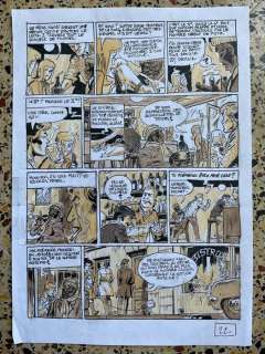 Van Liemt, Simon - 1 Original preliminary page - Les Nouvelles Enquêtes de Ric Hochet T5 - Commissaire Griot - 2021 | Catawiki