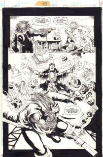 Carl Critchlow, Mark Propst - Lobo #32 P.12 - Lobo Vs. Psychic Possessed By Ghost Splash - 1996