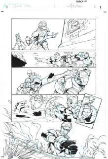 Dan Parsons, Scott Hepburn - Star Wars the Clone Wars #6 P.11 - Anakin, Obi-Wan Kenobi, & Ahsoka Tano Action - 2009