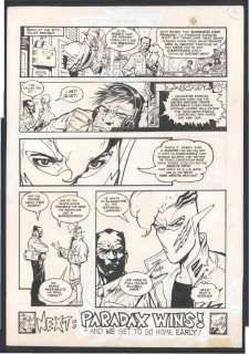 Brendan McCarthy - ! Superb Brendan McCarthy Paradax End Page Issue Paradax #2 Page 8