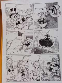Alessandro Gottardo - 1 Original drawing - Donald Duck - "Paperinik e l’idea adesiva" Tavola inedita. - 2021 | Catawiki