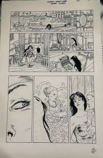 Andrés Guinaldo (Blue Lines) + Raül Fernández (Inker) - 1 Original page - Wonder Woman - Sensation Wonder Woman #41 Page 13