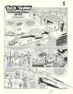 Arroyo, Jean-Michel - 1 Original page - Buck Danny Classic T5 - Opération Rideau de fer - 2018 | Catawiki