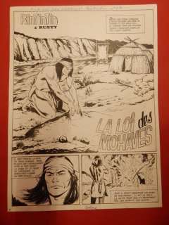 Marcello, Carlo Raffaele - 3 Original page - Rin Tin Tin et Rusty #23 - "La Loi des Mohaves" - 1961 | Catawiki