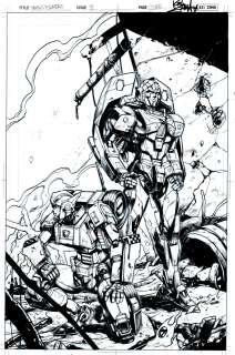 Kei Zama - Transformers #18Â Cover (Sold Live on ‘Dueling Dealers of Comic Art #120 Podcast on 5-17-2023) Watch It Here!