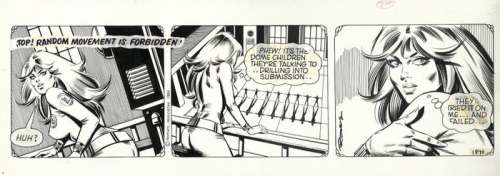 Enric badia Romero - 1 Original page - Axa - strip #1871 - 1984 | Catawiki