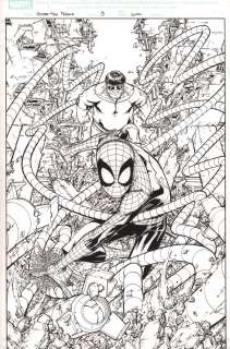 Patrick Scherberger - Spider-Man France #3 Unpublished Cover - Spidey Vs. Doctor Octopus - Signed