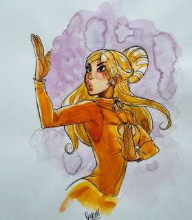 Barbucci, Alessandro - 1 Original colour drawing - Ekhö monde miroir T7 - Swinging London - Projet de couverture - 2008 | Catawiki