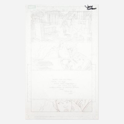 Lot 209 - Javier Saltares, Ghost Rider #4 Story Page 17 Original Art (Marvel Comics, 2006) | Landry Pop Auctions