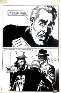 MAGNUS - Original page for Alan Ford n. 2 "Il dente cariato". Cm. 16,5x24,5. Ink. Mint. Code 893.
