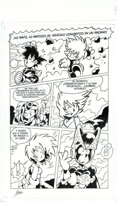 Nacho Fernández | Original page: Dragon Fall + cómic book Dragon Fall Returns – Nacho | Origin Of Comics