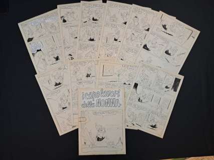 Nicola Del Principe, Bianconi - 16 Original page - Nonna Abelarda - Capolavori della Nonna