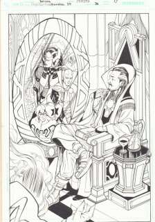 Chris Batista, Rich Perrotta - Booster Gold #34 P.17 - Big Barda, Mister Miracle, Booster Gold, Blue Beetle, And Hieronymous, the Underachiever - 2010 Signed