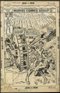 Ross Andru - AMAZING SPIDER-MAN (1963-98; 2003-13) #183 Cover