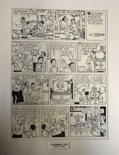 Geerts, Paul / Studio Vandersteen - 1 Original page - Suske en Wiske 225 - De Goalgetter - 1990 | Catawiki