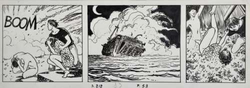 Manara, Milo - 1 Original page - Giuseppe Bergman | Catawiki