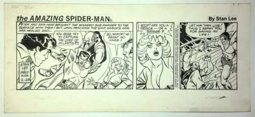 Lee, Stan / Kida, Fred | Daily Strip original -The Amazing Spiderman  - (1983) | Catawiki