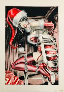 Nik Guerra - 1 Original colour page - Risate Criminali - “Natale in bianco” - pag. 51 - 2024 | Catawiki