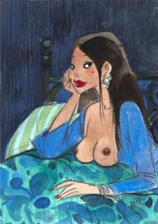 Will | Obsession, illustration Ã  l’aquarelle et au… | Millon