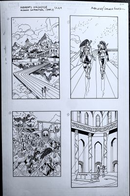 Alba Glez, Walden Wong | Avengers Unlimited Asguard Confidential (part I) panels 1-4 | Walden Wong