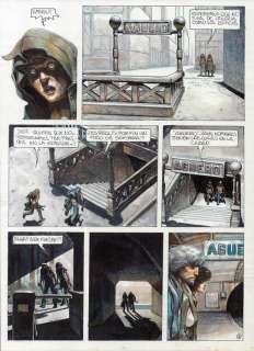 Giménez, Juan - 1 Original colour page - Ciudad - 1982 | Catawiki