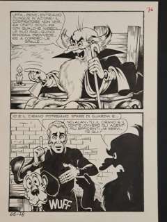 Magnus, Bunker, Corteggi - 1 Original page - Alan Ford - Un Tiro Mancino - 1974 | Catawiki