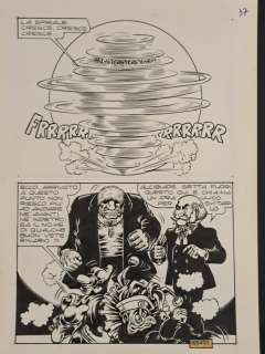 Magnus & Bunker - 1 Original page - Alan Ford - Piano Concerto al Centimetropolitan - 1973 | Catawiki
