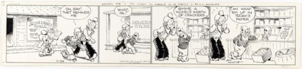 ART HUHTA Original Daily Comic Strip Mescal Ike | eBay Europe (Buy It Now)