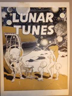 Wood, Wallace | Original cover  - Lunar Tunes  - (1981) | Catawiki