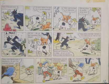 Dubois, Claude - 1 Original page - Sylvain et Sylvette | Catawiki