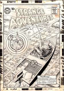Murphy Anderson - Strange adventures #135 cover (large art) 1961