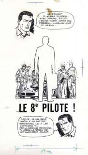 Graton, Jean | MICHEL VAILLANT Superbe dessin original Ã  l’encre de chine, | Cornette de St Cyr