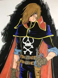 Lisa - 1 Original colour drawing - Capitan Harlock | Catawiki