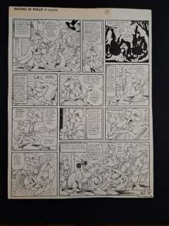 Jacovitti, Benito - 1 Original page - Cocco Bill in Occhio di Pollo - 1970 | Catawiki