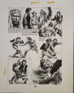 Paolo Serpieri - 1 Original page - Histoires de l’Ouest | Catawiki