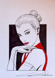 Candita, Giuseppe - 1 Original colour drawing - Diabolik - Eva Kant - 2025 | Catawiki