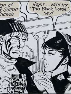 Colvin, Neville - 1 Original page - Modesty Blaise - Modesty in Salvation Army Uniform! - 1983 | Catawiki