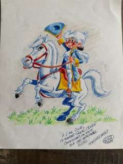 Devos, Jacques - 1 Original colour drawing - Mr. Kweeniewa en geniale Olivier - 1976 | Catawiki