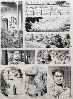 Auclair, Claude - 1 Original page - Le Sang du Flamboyant / Een stem die van nergens komt - 1985 | Catawiki